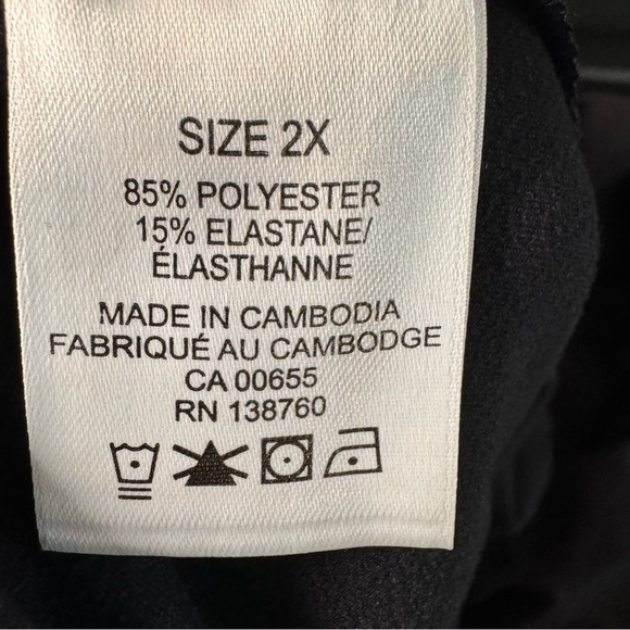 Pennington's Activezone Black Cargo Joggers Size 2X - Picture 7 of 10